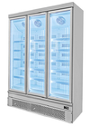 Cấp đông nhanh Siêu thị thương mại trưng bày kín Tủ lạnh Tủ đông cho thực phẩm đông lạnh