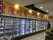 Tủ lạnh siêu thị 5Door Hiển thị tủ lạnh siêu thị màu trắng
