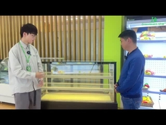 Tủ đông trưng bày bánh mở bằng kính phía trước - Tự chứa