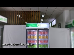 cửa kính dọc đồ uống tủ lạnh tần số biến đổi kệ điều chỉnh