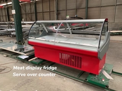 Deli hiển thị tủ lạnh thịt trưng bày tủ lạnh