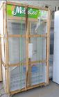 Cửa kính trưng bày tủ lạnh trưng bày với bộ điều khiển nhiệt độ kỹ thuật số