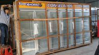 Cửa kính trưng bày tủ lạnh trưng bày với bộ điều khiển nhiệt độ kỹ thuật số