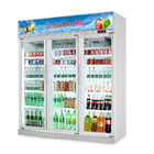 Cửa kính Upright thương mại nước giải khát Tủ lạnh cho siêu thị