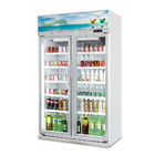 Kệ có thể điều chỉnh Cửa kính Tủ đông Đồ uống Hiển thị Tủ lạnh / Đồ uống Hiển thị Tủ lạnh