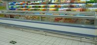 Tủ đông đảo thương mại -20 ° C - 18 ° C, Tủ đông đảo siêu thị có cửa kính trượt