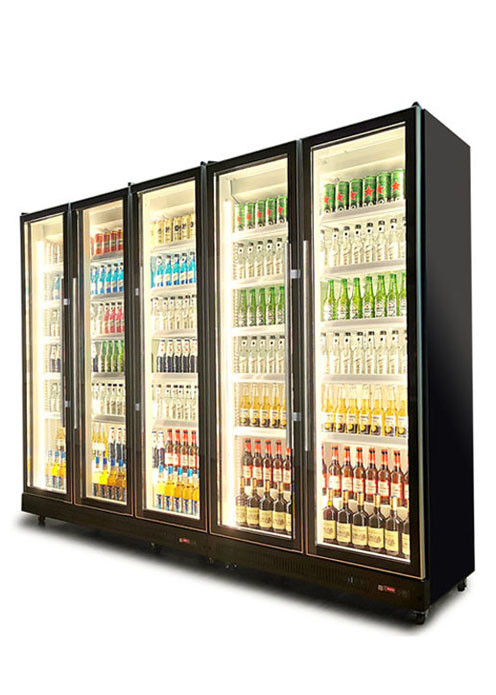 2 ~ 8 độ Copeland máy nén cửa kính đen tủ lạnh bia rượu vang mát