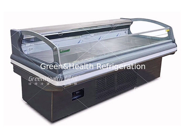 Máy làm mát hiển thị thịt thương mại với đèn LED làm mát động và máy nén Danfoss / Secop cho siêu thị