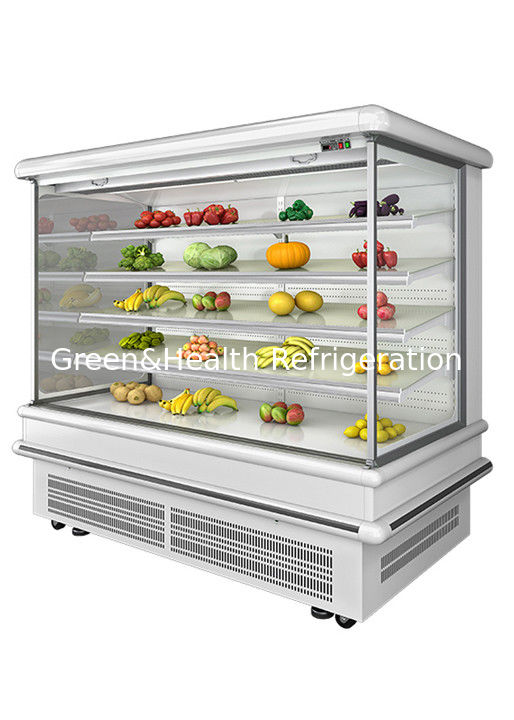 2.5m Supermarket Multi Deck Open Chiller với Dynamic Fan Cooling và Auto Defrost cho Wall Display refrigerator