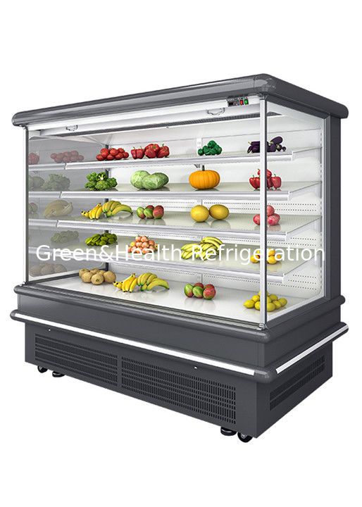2.5m Supermarket Multi Deck Open Chiller với Dynamic Fan Cooling và Auto Defrost cho Wall Display refrigerator