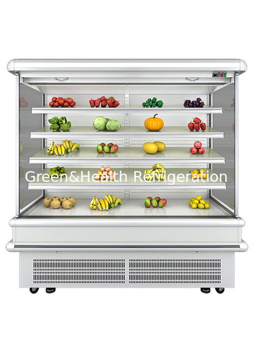 2.5m Supermarket Multi Deck Open Chiller với Dynamic Fan Cooling và Auto Defrost cho Wall Display refrigerator