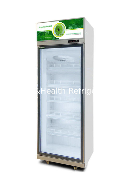 Máy làm mát đồ uống thương mại với cửa kính ba 1050W sức mạnh và 1530L Capacity cho siêu thị