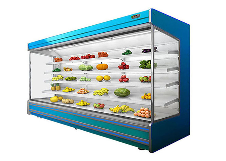 Máy làm lạnh trưng bày mở kiểu tủ lạnh từ xa cho cửa hàng siêu thị