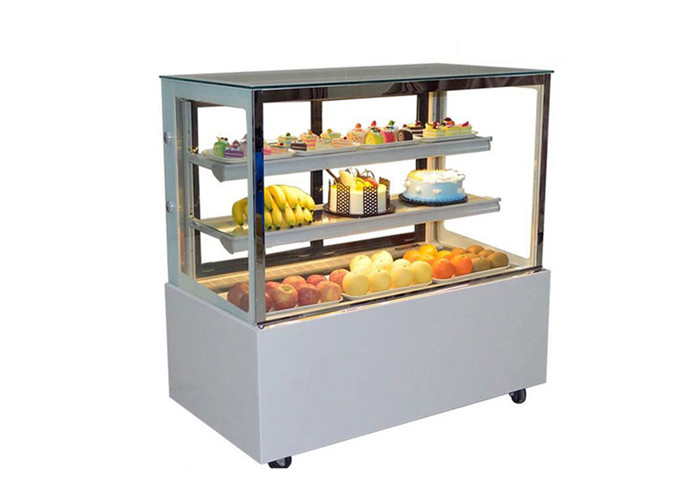 R134a Điều khiển kỹ thuật số Cửa hàng bánh mì Hiển thị bánh làm mát Chất liệu thép không gỉ cho tiệm bánh