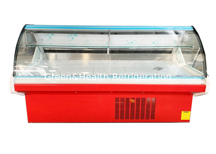 Tủ lạnh thương mại có dung lượng 100L với cửa kính bật lên phía trước và đèn LED 6500K