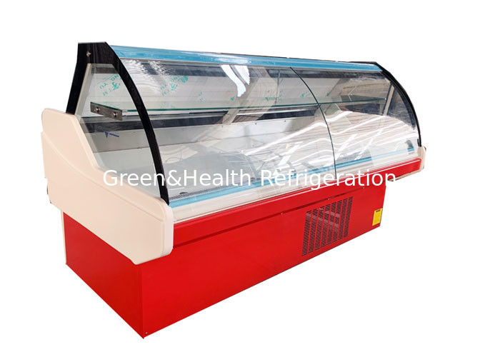 Tủ lạnh thương mại có dung lượng 100L với cửa kính bật lên phía trước và đèn LED 6500K
