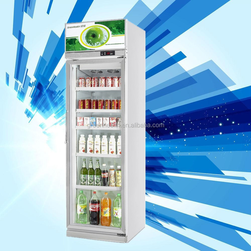 457L Mini Glass Door Display Cooler 1 Door Display Freezer cho tiêu chuẩn Mỹ 17 Cu.Ft