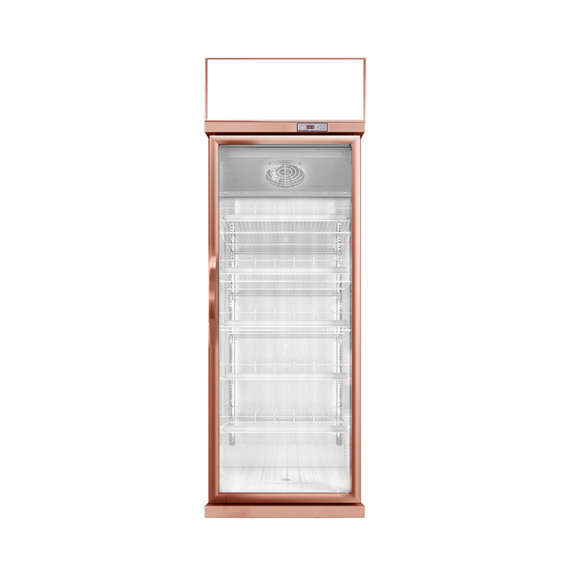 457L Mini Glass Door Display Cooler 1 Door Display Freezer cho tiêu chuẩn Mỹ 17 Cu.Ft