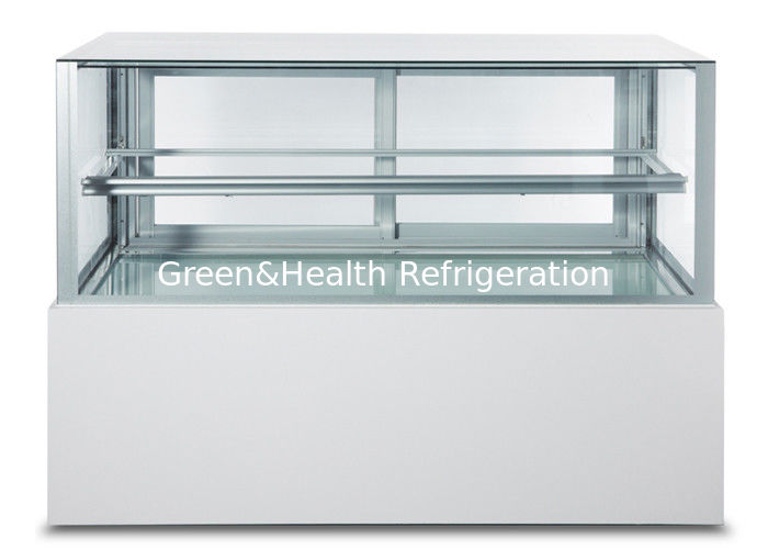 4 feet Square Glass Cake Display Chiller Patisserie Bakery Display Case