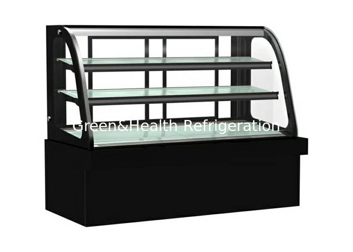 4 feet Square Glass Cake Display Chiller Patisserie Bakery Display Case