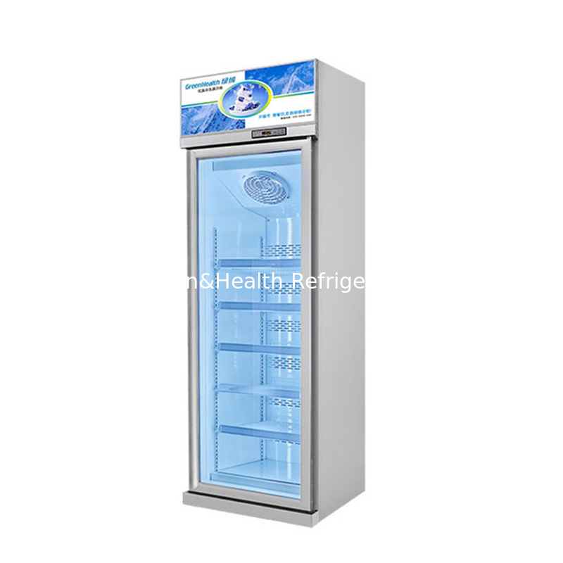 Hệ thống làm mát quạt 3 cửa cửa kính đứng đông lạnh với máy nén Wanbao