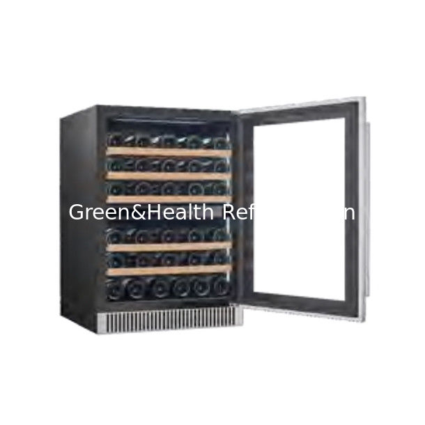 Chứng chỉ ETL Tiết kiệm không gian Khu vực kép Thủy thép không gỉ tủ lạnh để lưu trữ rượu bia