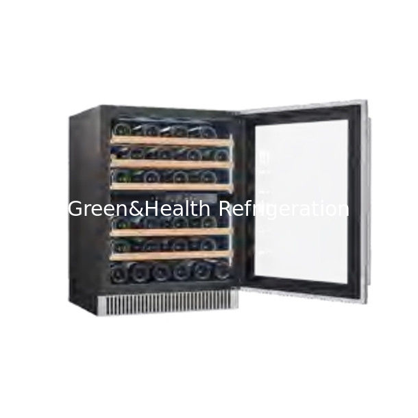 Chứng chỉ ETL Tiết kiệm không gian Khu vực kép Thủy thép không gỉ tủ lạnh để lưu trữ rượu bia