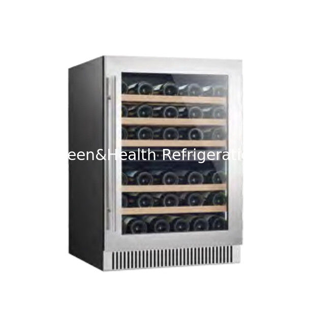 Chứng chỉ ETL Tiết kiệm không gian Khu vực kép Thủy thép không gỉ tủ lạnh để lưu trữ rượu bia