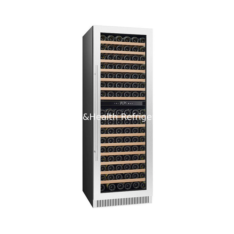 Giấy chứng nhận ETL có thể tùy chỉnh 185 chai 445L tủ lạnh hiển thị rượu vang với 110V 220V 50HZ 60HZ