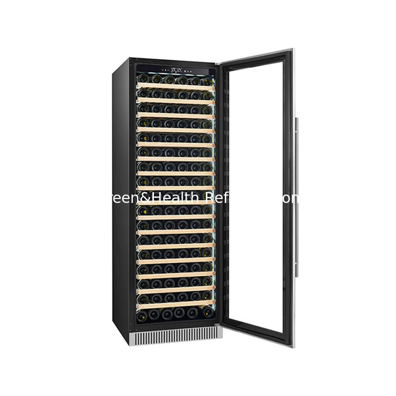 Giấy chứng nhận ETL có thể tùy chỉnh 185 chai 445L tủ lạnh hiển thị rượu vang với 110V 220V 50HZ 60HZ
