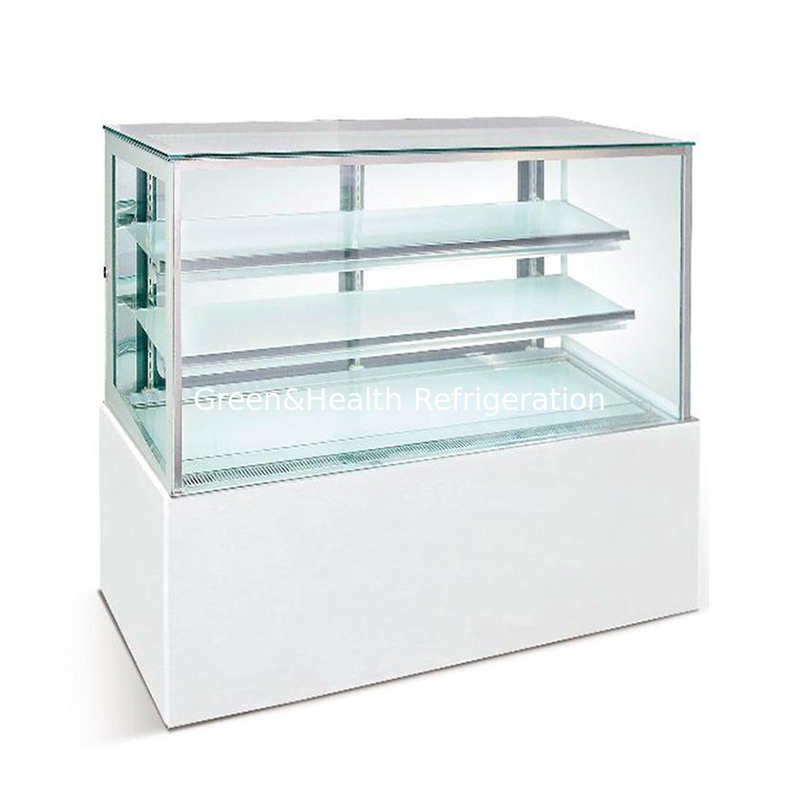 1.2m đến 2m Cake Display Glass Freezer Bakery Showcase Cho cửa hàng bánh mì