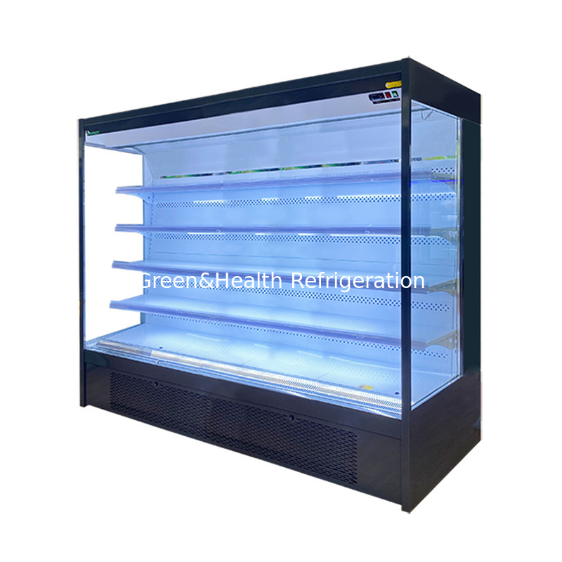 Không gian thương mại Multi-deck Open Chiller Để giữ cho sản phẩm tươi và mát mẻ