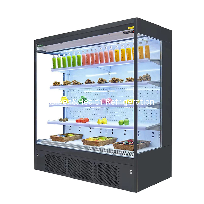 Không gian thương mại Multi-deck Open Chiller Để giữ cho sản phẩm tươi và mát mẻ