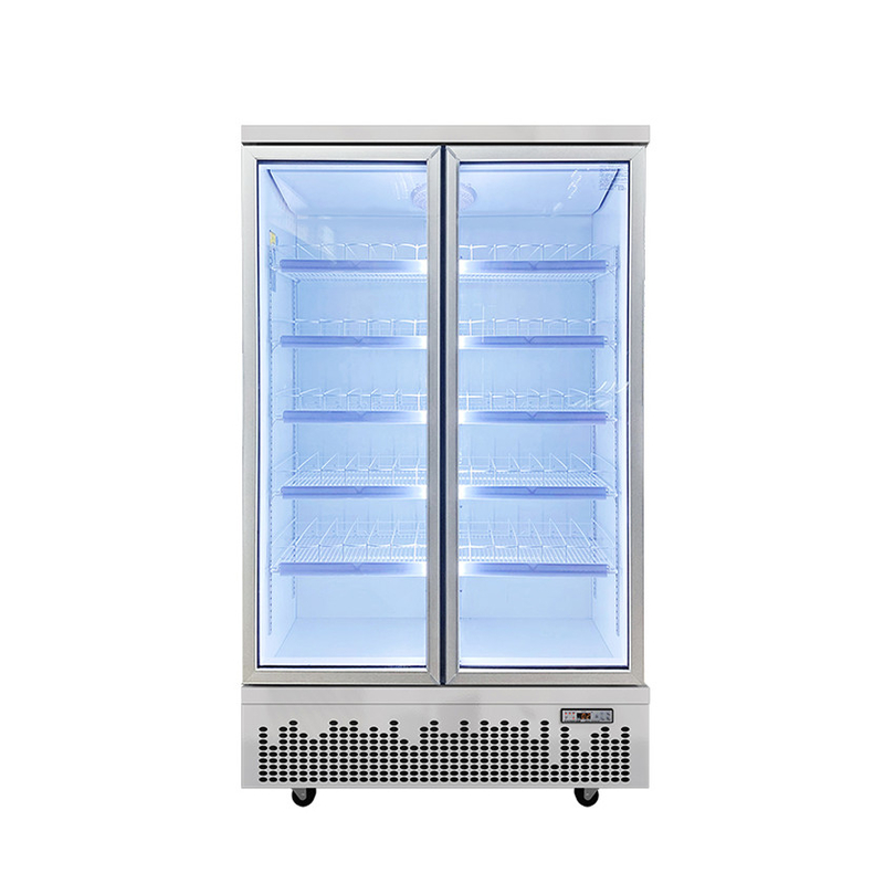 Cửa hàng sử dụng cửa kính đồ uống đồ uống làm mát cho không gian thương mại hiện đại