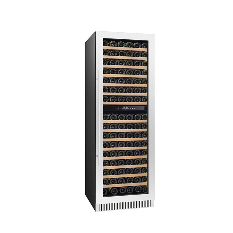 185 chai Wine Display Cooler khu vực kép cửa kính điện mô hình LD-185D