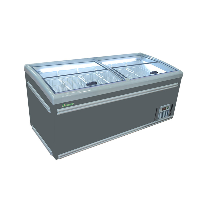 Đưa ra sản phẩm siêu thị Lồng đáy ngực kết hợp mở Top Island Freezer