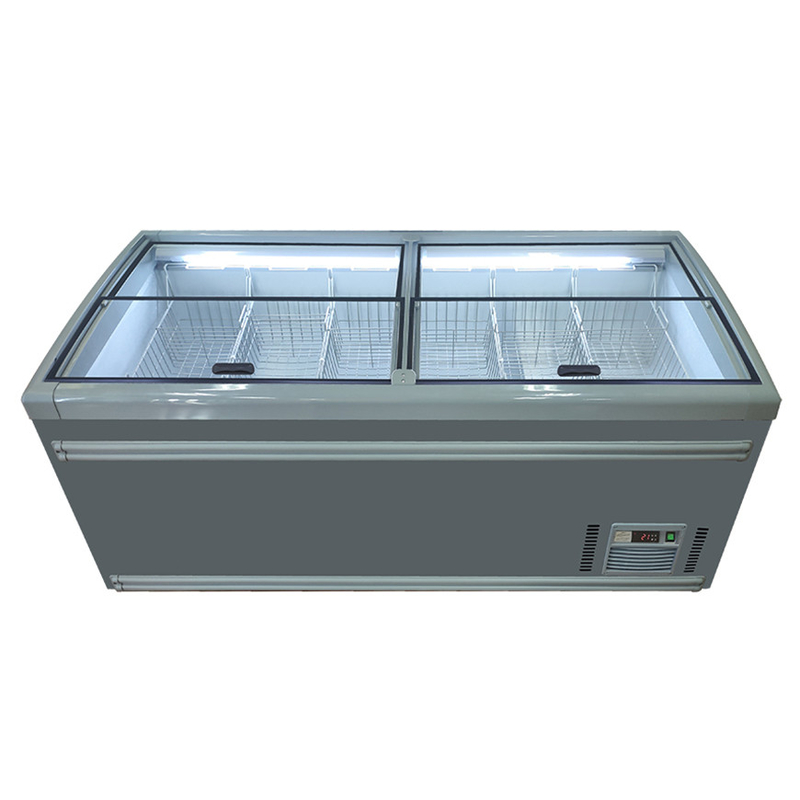 Đưa ra sản phẩm siêu thị Lồng đáy ngực kết hợp mở Top Island Freezer