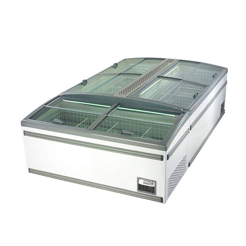 Đưa ra sản phẩm siêu thị Lồng đáy ngực kết hợp mở Top Island Freezer