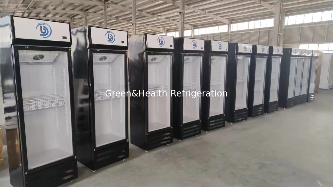 Máy làm mát đồ uống thủy tinh với hệ thống làm mát trực tiếp bằng không khí