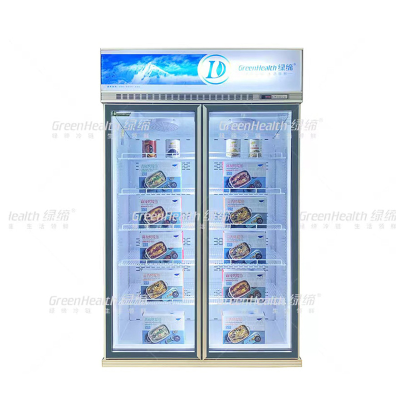 Tiết kiệm năng lượng Khả năng tùy chỉnh màn hình thương mại Tủ đông để bảo quản thực phẩm