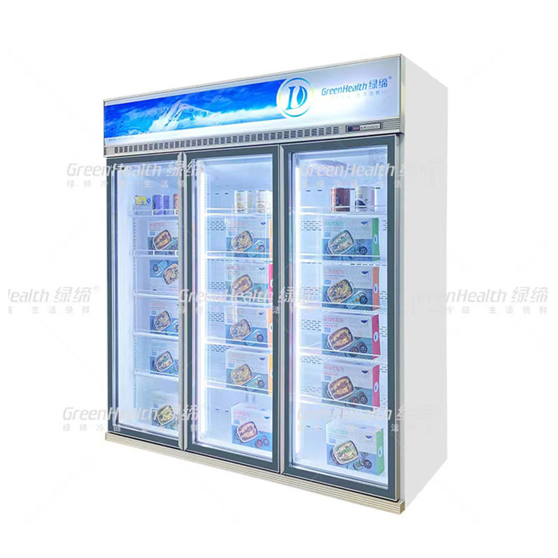 Tiết kiệm năng lượng Khả năng tùy chỉnh màn hình thương mại Tủ đông để bảo quản thực phẩm