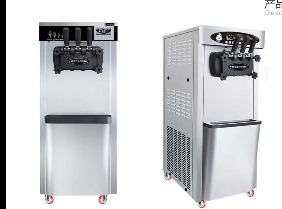 Máy làm kem đứng sàn 22L với hương vị ba