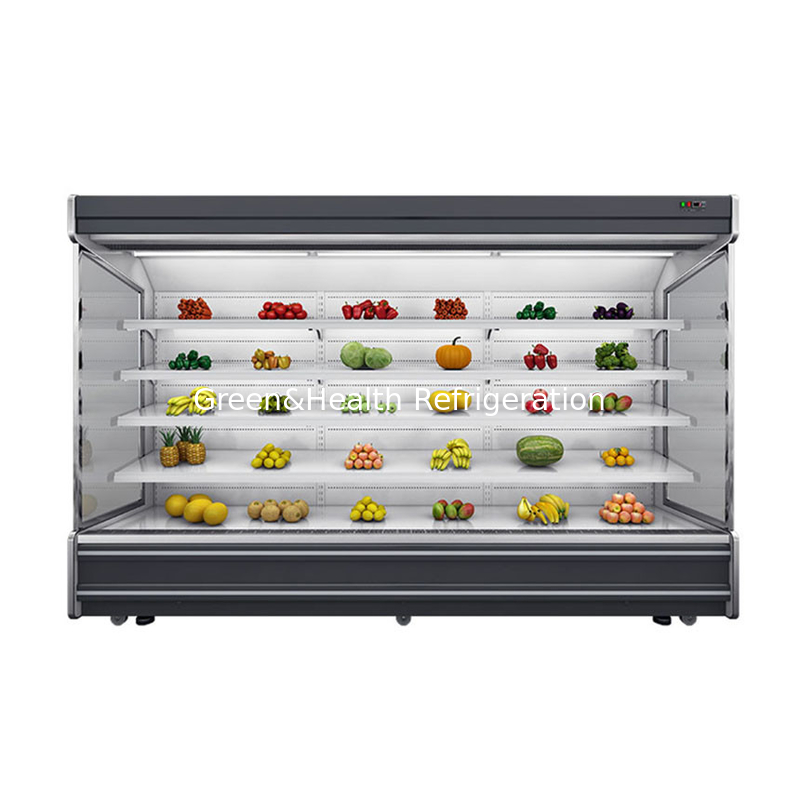Màn đêm Multideck Open Chiller Siêu thị giới thiệu cho thức uống và sữa chua