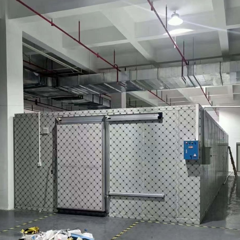 Các tấm PU phòng lưu trữ lạnh Đi bộ trong tủ lạnh Phòng lạnh mô-đun với nhiệt độ khác nhau