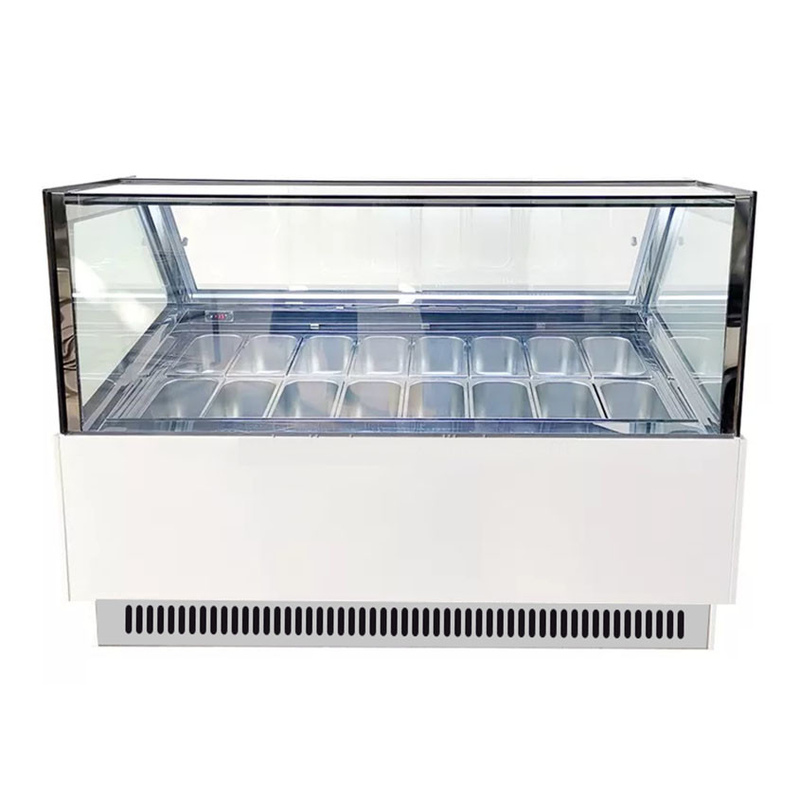 Thể hiện kem không đông lạnh với kính chống sương mù và bộ điều khiển kỹ thuật số -18 ~ 22.C