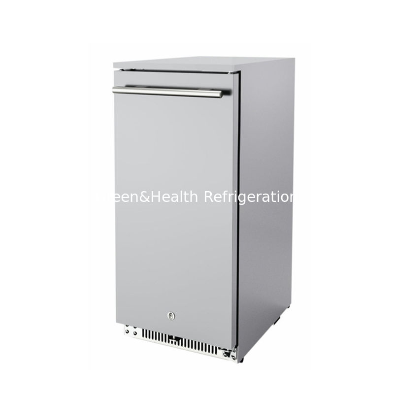Giấy chứng nhận ETL 150L 168Cans Stainless Steel Solid Door Outdoor Beverage Refrigerator