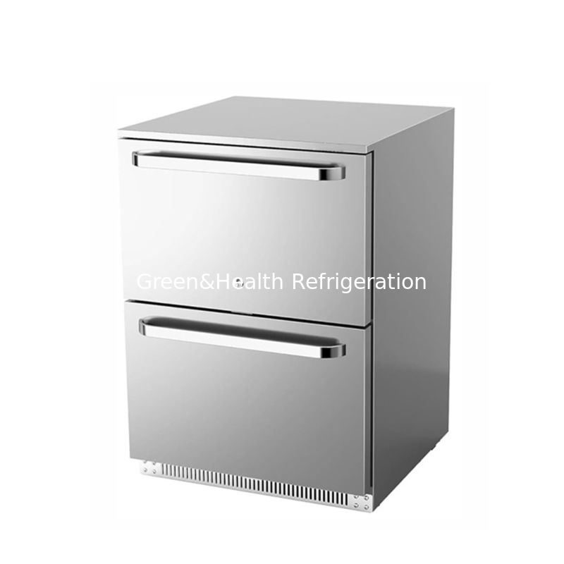 Giấy chứng nhận ETL 150L 168Cans Stainless Steel Solid Door Outdoor Beverage Refrigerator