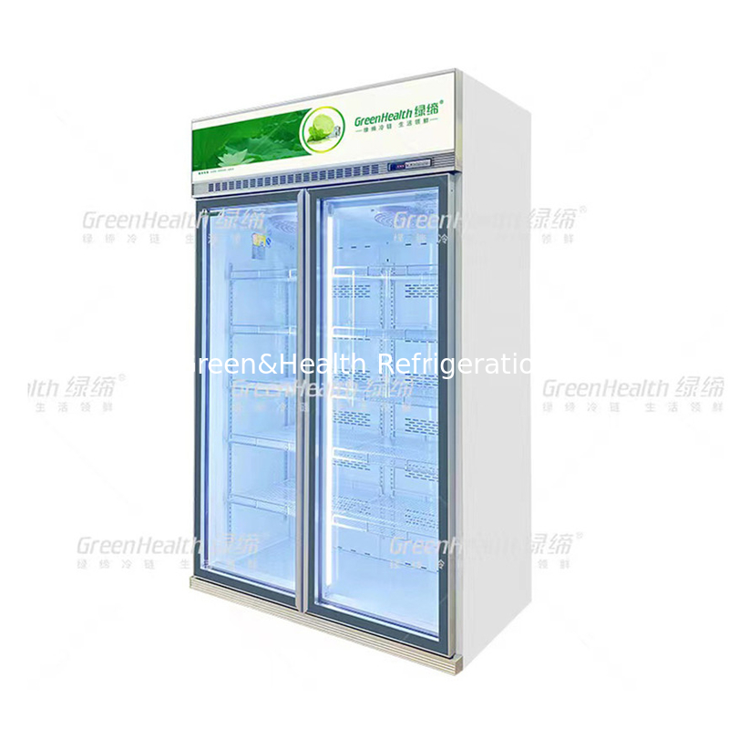 Tiếp thị siêu thị nâng cao tùy chỉnh 5 lớp máy lạnh với quạt làm mát và đơn vị nén Cubigel