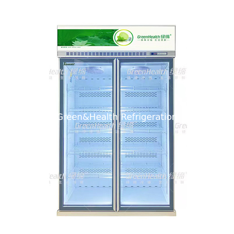 Tiếp thị siêu thị nâng cao tùy chỉnh 5 lớp máy lạnh với quạt làm mát và đơn vị nén Cubigel