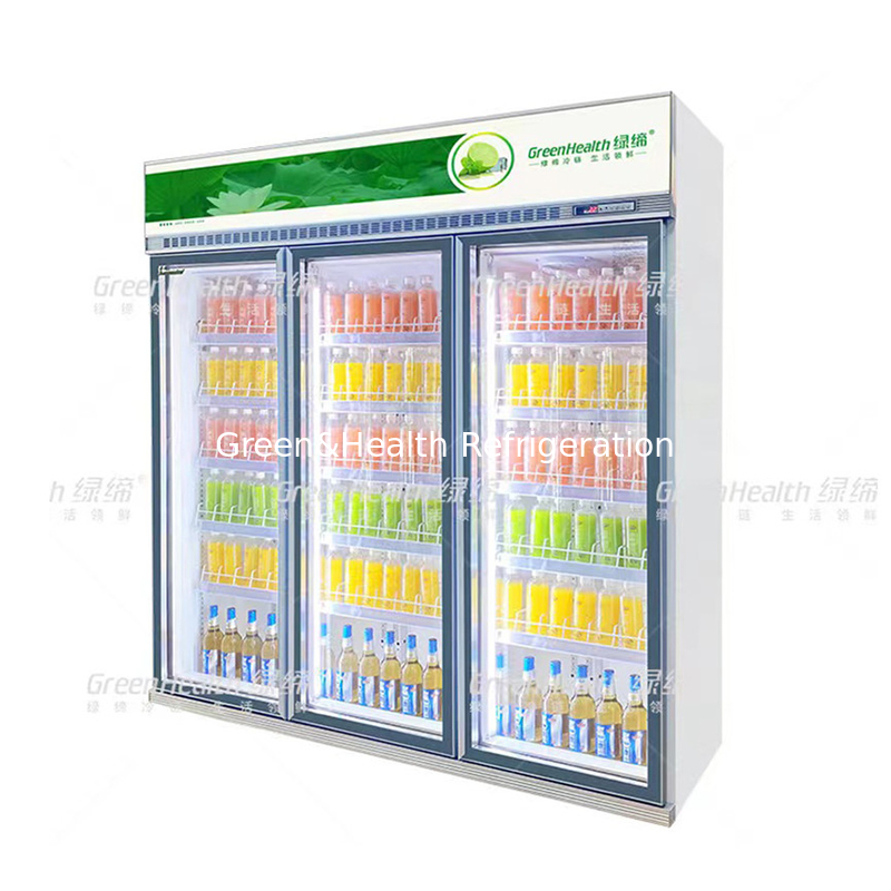 Tiếp thị siêu thị nâng cao tùy chỉnh 5 lớp máy lạnh với quạt làm mát và đơn vị nén Cubigel